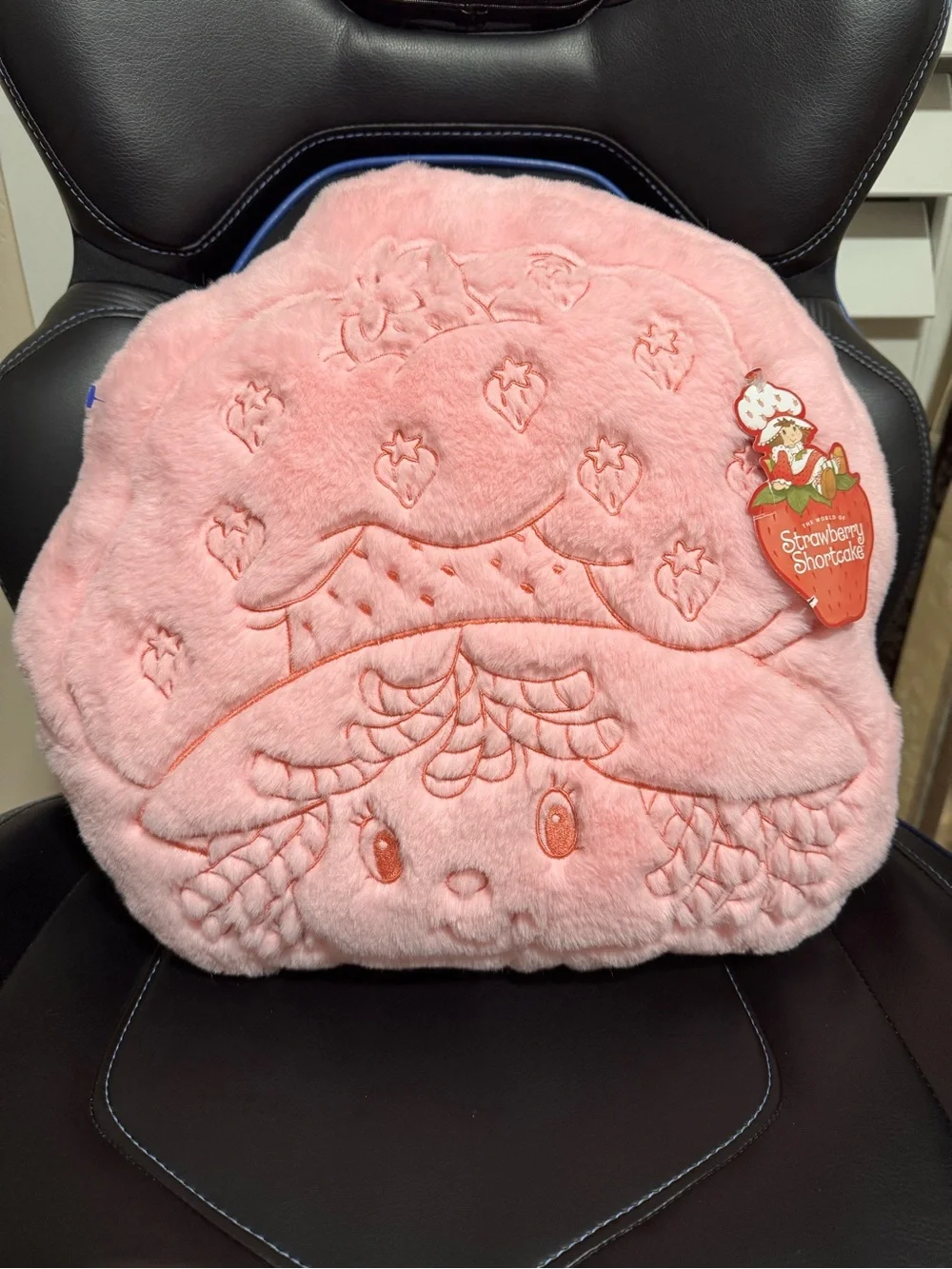 🍓 Strawberry Shortcake Pink Plush Accent Pillow And Classic Rag Doll collectible